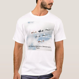 Camiseta El equipo aeroacrobacia de la demostración de T-28