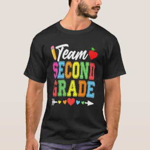 Camiseta El Equipo Cute Maestros De Segundo Grado Estudiant