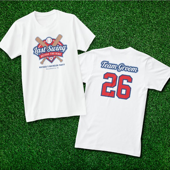 Camiseta El equipo de bachiller en béisbol Groom T-Shirt (Subido por el creador)