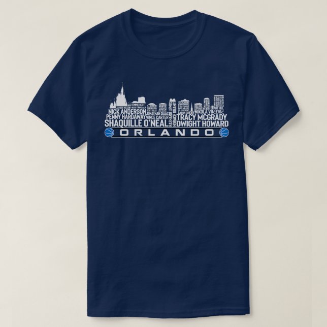 Camiseta El equipo de baloncesto de la ciudad de Orlando (Diseño del anverso)