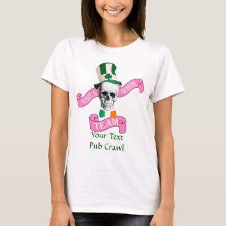 Camiseta El equipo de bebidas de los chicas el día de San P