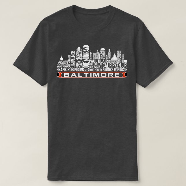 Camiseta El equipo de béisbol Baltimore Legitimas de todo e (Diseño del anverso)