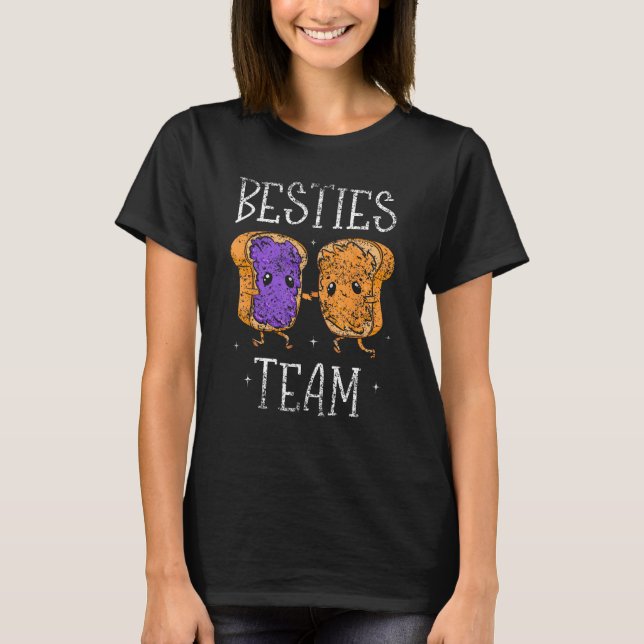 Camiseta El equipo de Besties Toast Friendship Best Friend  (Anverso)
