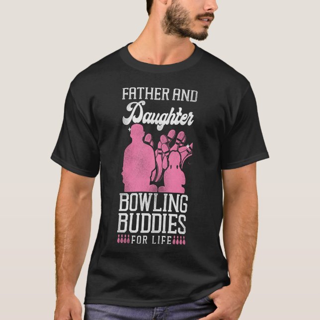 Camiseta El Equipo De Bolos, Padre Y Hijas De Bolos (Anverso)