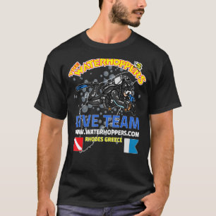 Camiseta El Equipo De Buceo Rhodes Scuba, Junto A Los Water