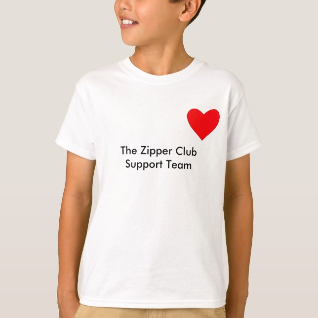 Camiseta El equipo de ClubSupport de la cremallera (Anverso)
