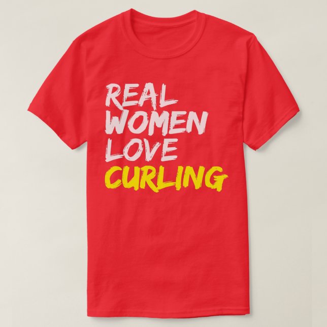 Camiseta El equipo de curling bávaro Las mujeres de verdad  (Diseño del anverso)