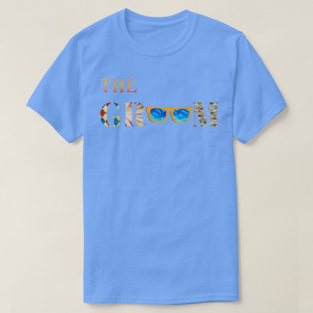 Camiseta El equipo de despedida de soltero del novio  (Diseño del anverso)