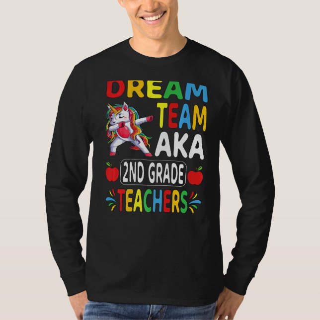 Camiseta El equipo de Dream Aka Maestros de 2º grado Dabbin (Anverso)