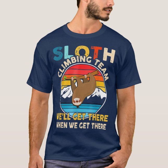 Camiseta El equipo de escalada eslovaco Senderismo retro vi (Anverso)
