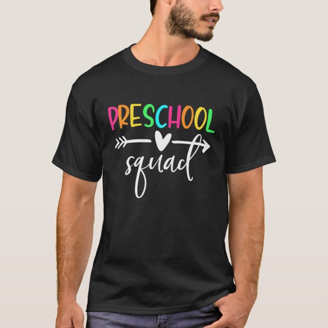 Camiseta El equipo de estudiantes de preescolar de preescol (Anverso)