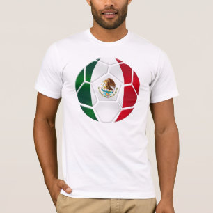 Camiseta El equipo de fútbol nacional mexicano aviva los