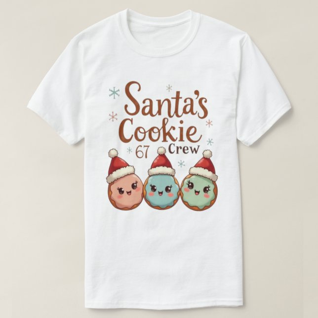 Camiseta El equipo de galletas de Santa 67 (Diseño del anverso)