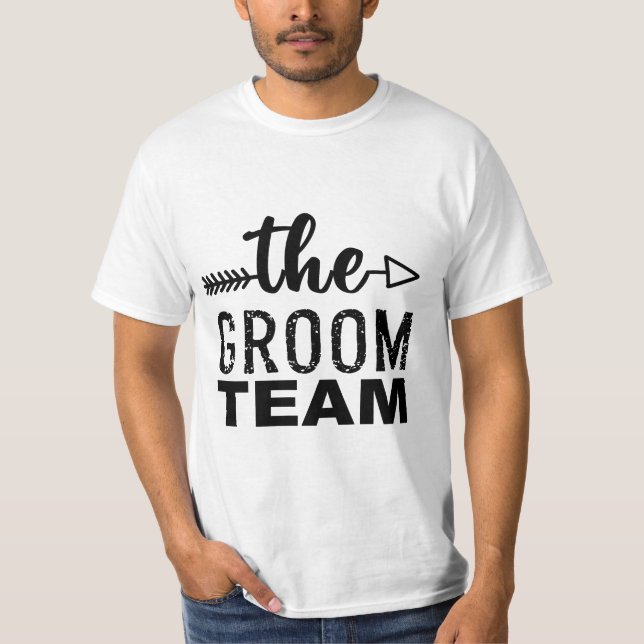 Camiseta El equipo de Groom (Anverso)