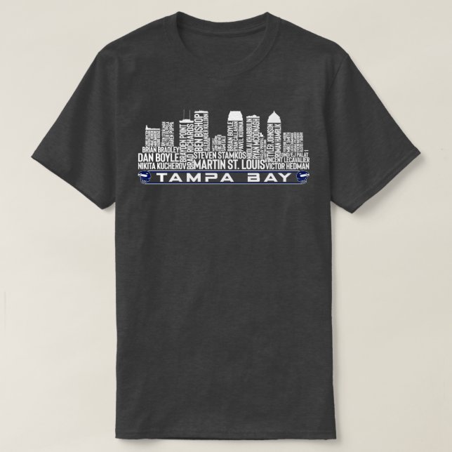 Camiseta El equipo de hockey de la bahía de Tampa es legend (Diseño del anverso)