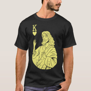 Camiseta El Equipo De Jesucristo Es El Rey Del Corazón Reli