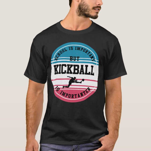 Camiseta El equipo de Kickball obsequia a la divertida escu (Anverso)