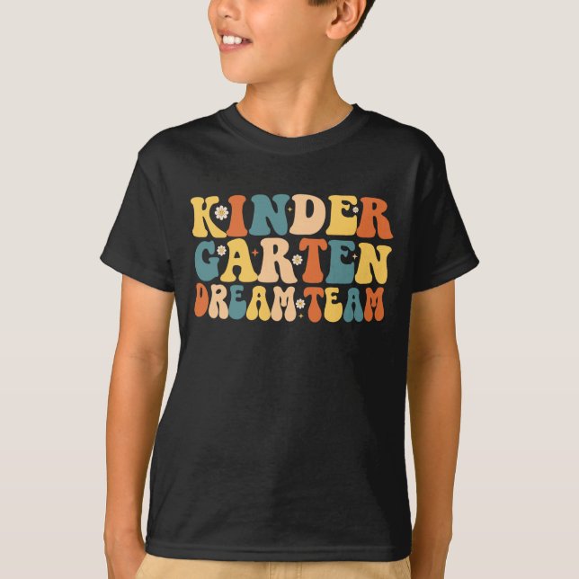 Camiseta El equipo de Kindergarten vuelve a la escuela (Anverso)