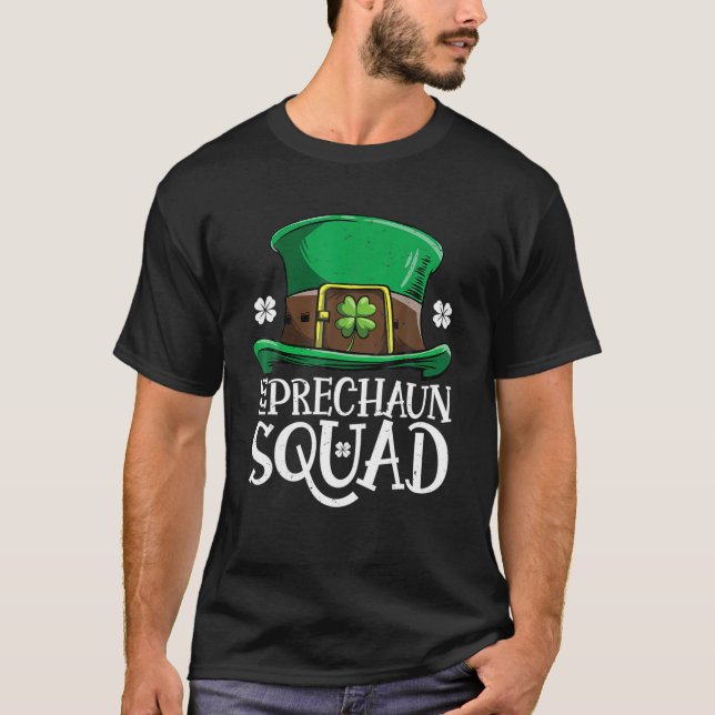 Camiseta El equipo de la brigada Leprechaun coincidiendo co (Anverso)