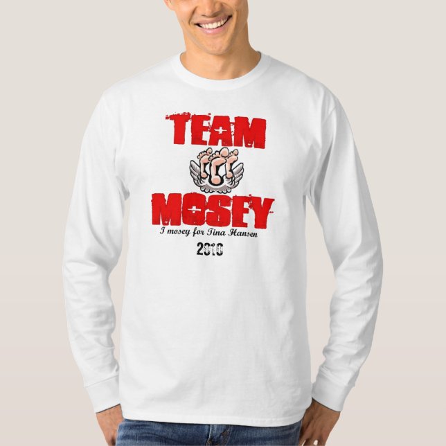 Camiseta El equipo de la Cruz Roja Mosey la manga larga (Anverso)