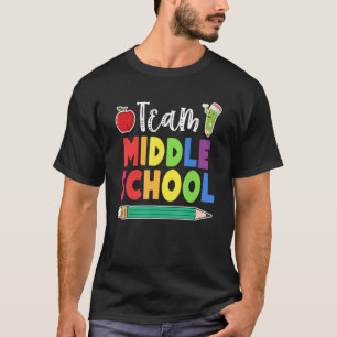 Camiseta El Equipo De La Escuela Media Hello De La Escuela 