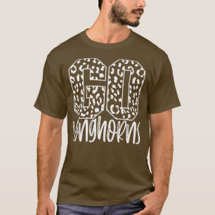 Camiseta El equipo de Longhorns Mascot School Spirit Game N