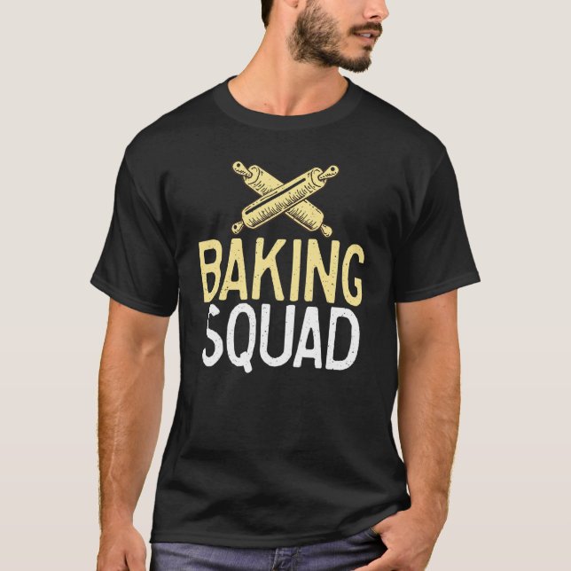 Camiseta El equipo de los amigos de los escuadrones cocinan (Anverso)