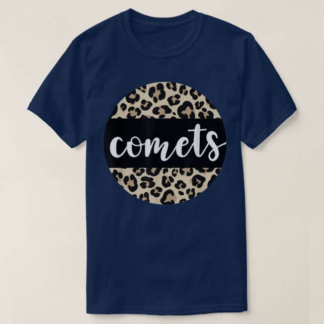 Camiseta El equipo de los Cometas de Impresión de Leopard M (Diseño del anverso)