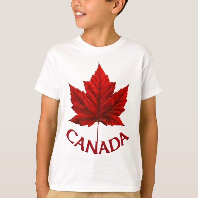 Camiseta El equipo de Personalizado de los Camisas de Canad (Anverso)