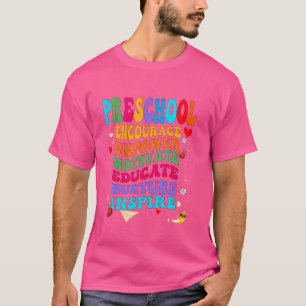 Camiseta El equipo de preescolar vuelve a la escuela de pro