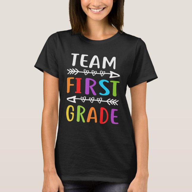 Camiseta El equipo de primer grado de profesor universitari (Anverso)