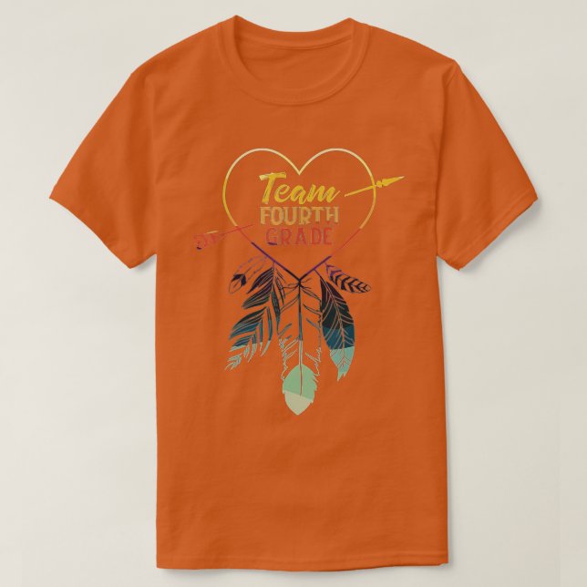 Camiseta El equipo de profesores de cuarto grado de los est (Diseño del anverso)