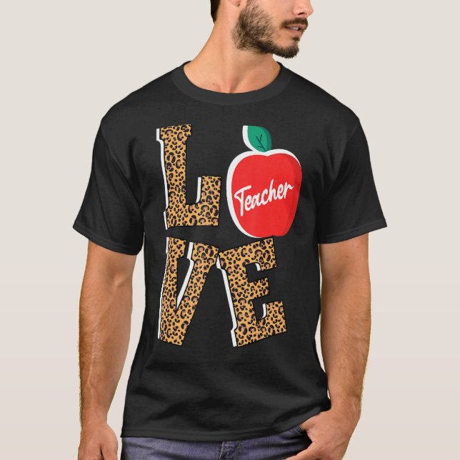 Camiseta El equipo de profesores de Imprenta de Leopardo de (Anverso)