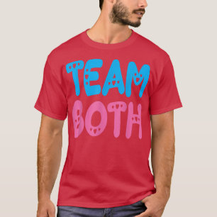 Camiseta El equipo de revelación de género ambos fiestas de