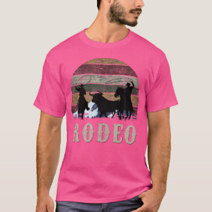 Camiseta El equipo de Rodeo Rodeo Ropando Caballo Montando