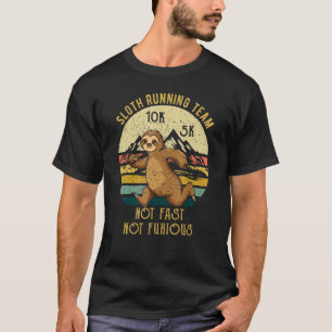 Camiseta El equipo de Slots Running no es rápido No es curi