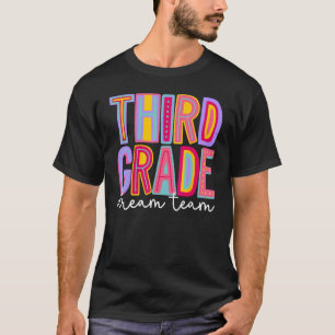 Camiseta El equipo de soñadores de tercer grado retro Groov