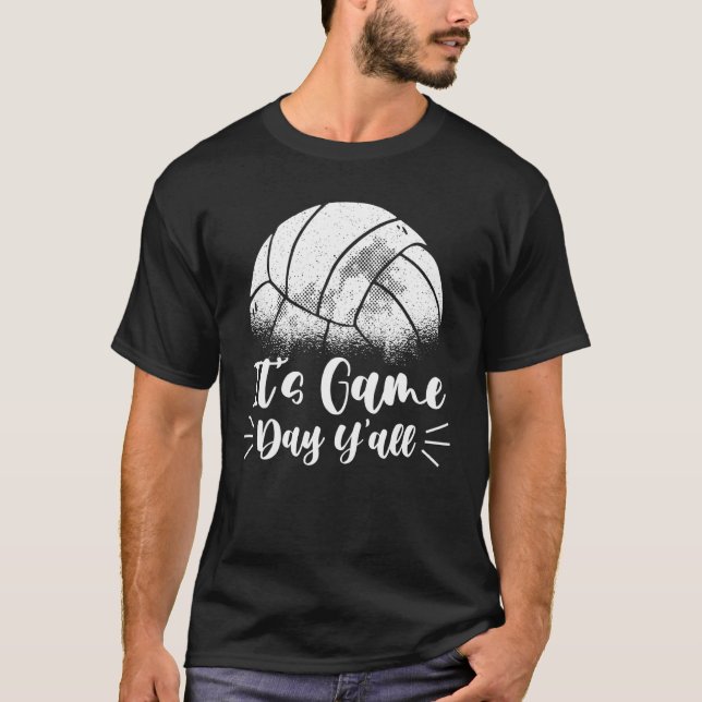 Camiseta El equipo de voleibol deportivo es el día del jueg (Anverso)