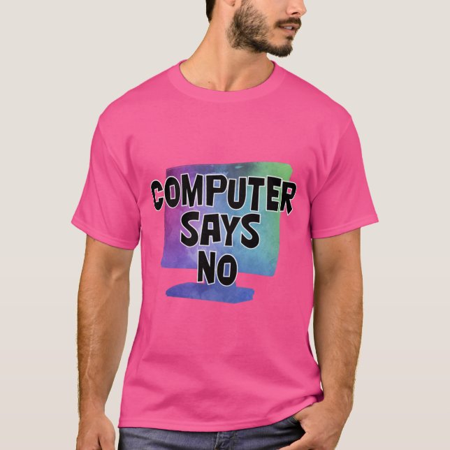 Camiseta El equipo dice no (Anverso)