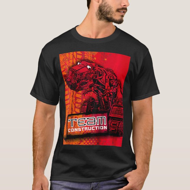 Camiseta El equipo DinoTrux Ty Rux de Kids DreamWorks (Anverso)