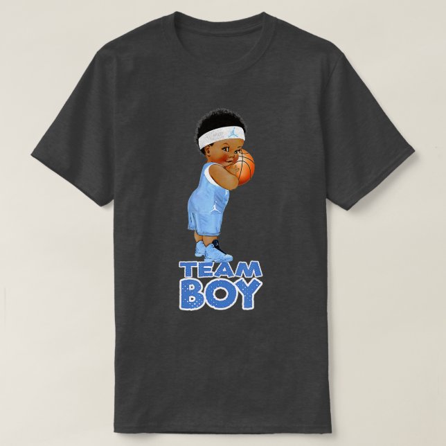 Camiseta El equipo étnico de básquetbol, niño, revelación d (Diseño del anverso)