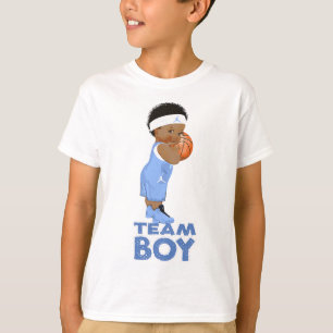 Camiseta El equipo étnico de básquetbol, niño, revelación d