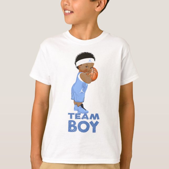 Camiseta El equipo étnico de básquetbol, niño, revelación d (Anverso)