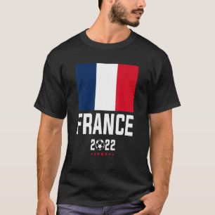 Camiseta El equipo francés apoya el fútbol 2022