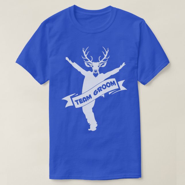 Camiseta El equipo Groom Bachelor Party Regalo Para Groom B (Diseño del anverso)