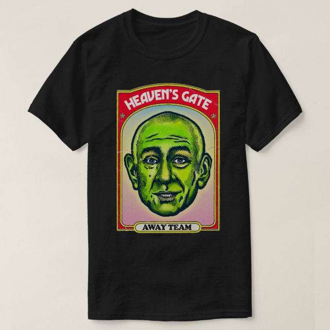 Camiseta El equipo Heavens Gate Away Diseño Retro Original (Diseño del anverso)