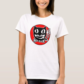 Camiseta El equipo que fuma Kat registra por el artista