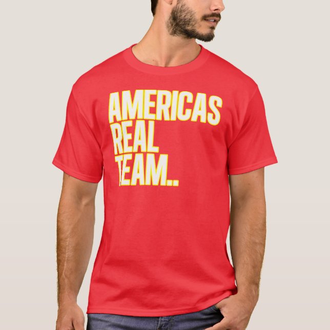 Camiseta El equipo real de América (Anverso)