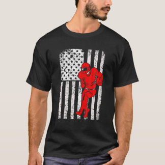 Camiseta El equipo retro 4T de la bandera de los Estados Un