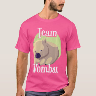 Camiseta El equipo Womba Wombat Fan Club Funny Wombat Lover